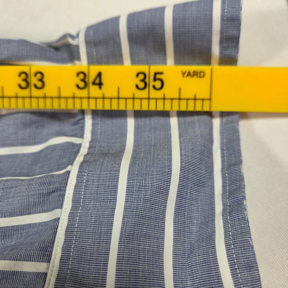 Polo Ralph Lauren Regent Classic Fit Shirt Blue White Stripe Mens 16.5 L 16 1/2